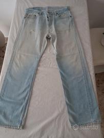 Jeans Levi's 501 Vintage Stone Wash 36 32 Usati