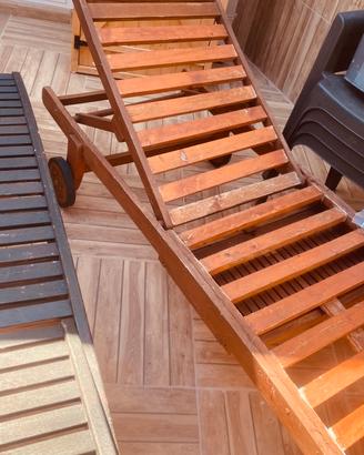lettini prendisole in legno