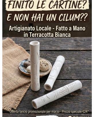 CILUM / CHILLUM ARTIGIANALI + PIETRA