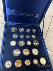 Cofanetto “La Storia della Lira” 1946–1977 certif.