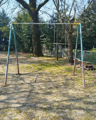 Altalena acciaio zincato altezza 245cm pezzo unico