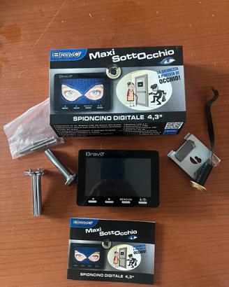 Spioncino digitale BRAVO MAXISottoOCchio