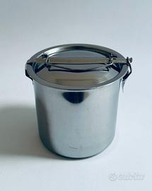 Schiscetta Portavivande Acciaio Inox Vintage