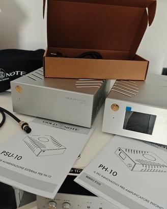 Preamplificatore Phono Gold Note PH10 e PSU 10