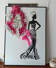 Quadro Donna con Buche 