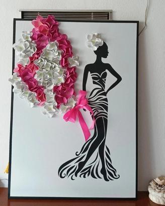 Quadro Donna con Buche 