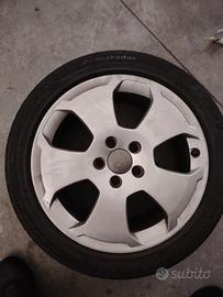 4x Cerchi e Gomme per Volkswagen 225 45 r17