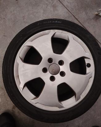 4x Cerchi e Gomme per Volkswagen 225 45 r17
