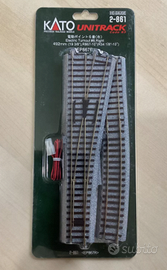 Deviatore elettrico DX scala H0 - KATO 2-861