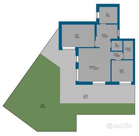 Appartamento di nuova costruzione con giardino pri