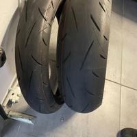 Gomme DUNLOP come nuove  180/55 17.   120/70  17