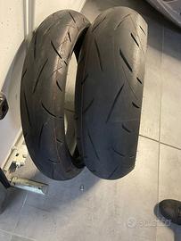 Gomme DUNLOP come nuove  180/55 17.   120/70  17