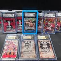Lotto 10 carte gradate One piece