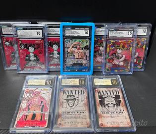 Lotto 10 carte gradate One piece