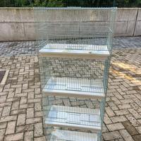 voliera 4 gabbie MAI USATA