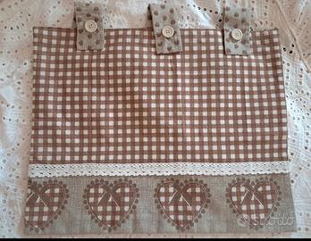 copriforno, porta sacchetti. Artigianale