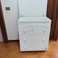 Fasciatoio con cassettiera