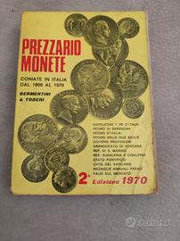 Libro prezzario monete 1970
