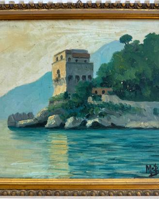 Dipinto olio su compensato a firma Mario Boffa