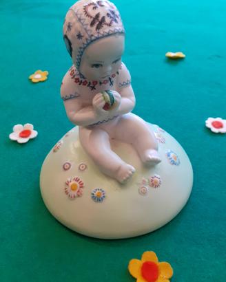 Antica Ceramica Lenci 1930 Bambino nel Prato
