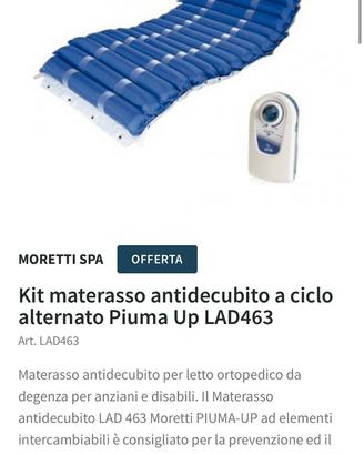 Materasso antidecubito a ciclo alternato Piuma Up