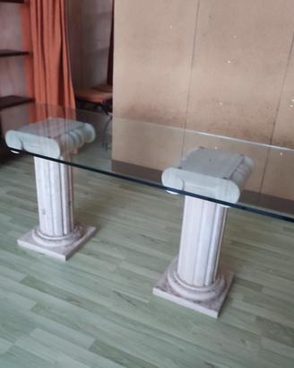 Tavolo in vetro