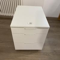 Cassettiera con Rotelle GALANT IKEA - Bianco