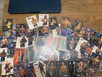 Carte wrestling vintage anni 2000