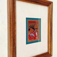 RABARBARO BERGIA serigrafia in rame pubblicità liq