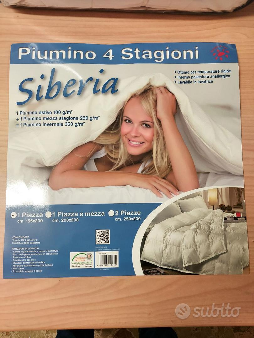 Piumino sintetico 4 stagioni