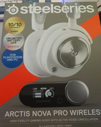 Steelseries Arctis Nova Pro Wireless bianche