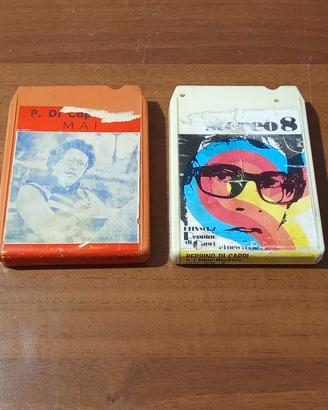 Coppia cassette stereo 8 Peppino di Capri