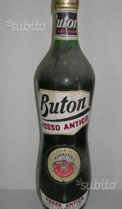Bottiglie liquori collezione: Buton Rosso Antico