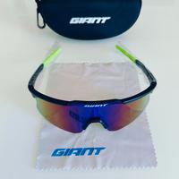 Occhiali Sportivi Giant Nero/Verde (Nuovi)