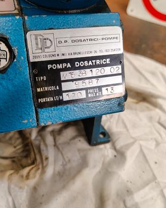Pompa Dosatrice D. P. Dosatrici - 120 L/h - 13 Bar