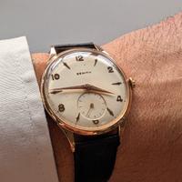 Orologio vintage Zenith oro rosa 1954 oversize