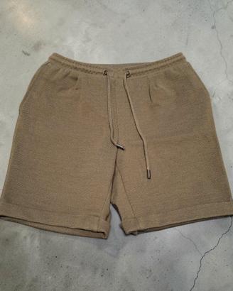 Pantaloncino Zara Uomo Verde con Lacci regolabili