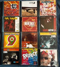 RARO LOTTO 12 CD ACID JAZZ ORIGINALI