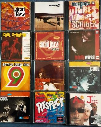 RARO LOTTO 12 CD ACID JAZZ ORIGINALI