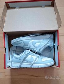Nike Dunk Low Grigio e Bianco 38.5 Nuove Originali