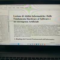 Trascrizioni lezioni/ file audio anche in giornata