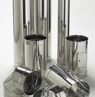 Canna fumaria acciaio inox tubi
