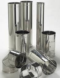 Canna fumaria acciaio inox tubi