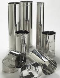 Canna fumaria acciaio inox tubi