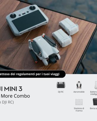 Dji mini 3 combo + accessori