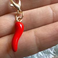 Ciondolo cornetto rosso