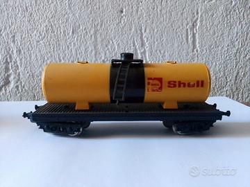 Vagone Cisterna Trenino SHELL. treni modellismo