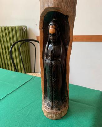 Scultura lignea Vergine Maria