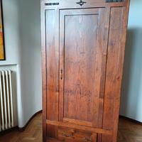 Armadio Antico Legno Massello - 97x195x51 - PD