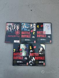 manga Battle Royale vol 1,2,4,5,7